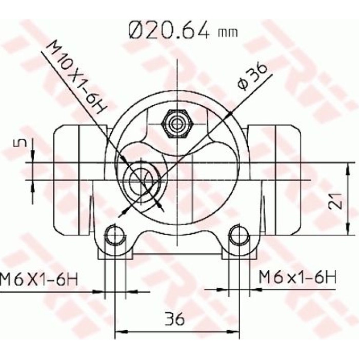 TRW BWF282 Radbremszylinder TRW BWF282 Radbremszylinder