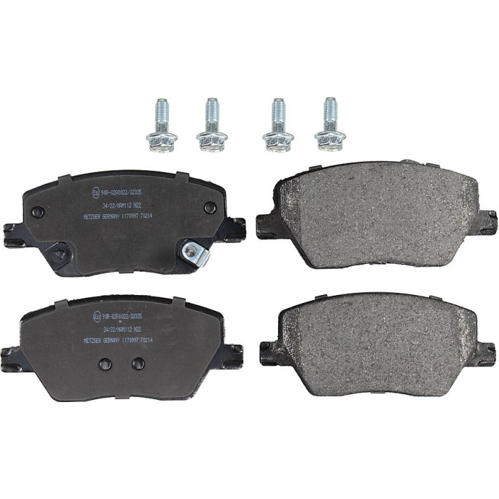 Metzger 1170997 Bremsbelagsatz, Scheibenbremse Metzger 1170997 Bremsbelagsatz, Scheibenbremse