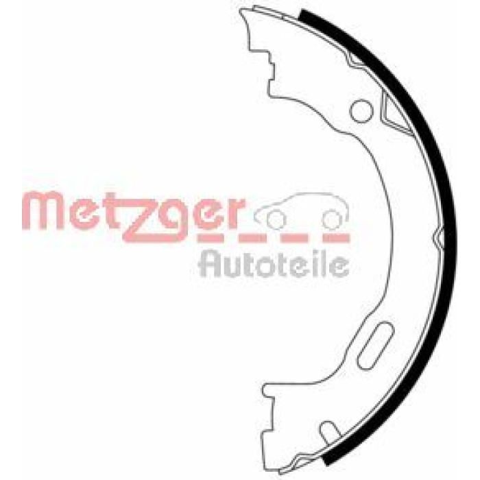 Metzger MG 954 Bremsbackensatz, Feststellbremse