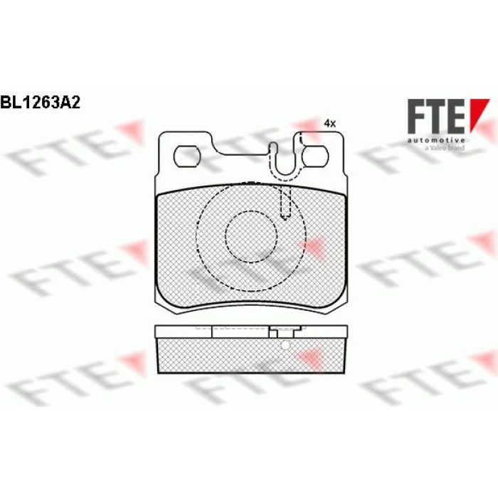 FTE 9010082 Bremsbelagsatz, Scheibenbremse FTE 9010082 Bremsbelagsatz, Scheibenbremse