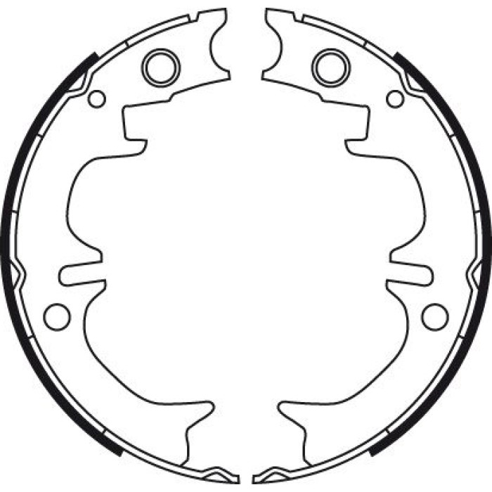 TRW GS8714 Bremsbackensatz, Feststellbremse TRW GS8714 Bremsbackensatz, Feststellbremse
