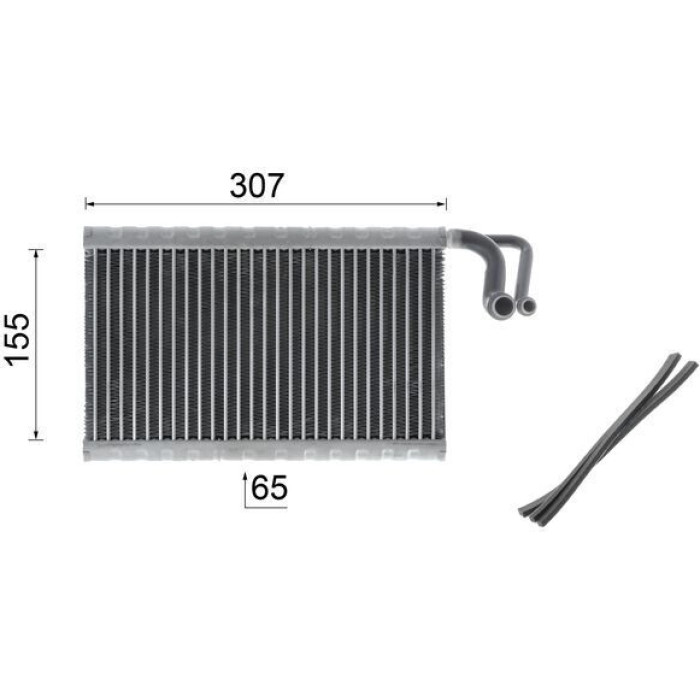 Mahle AE 68 000P Verdampfer, Klimaanlage BEHR Premium Line Mahle AE 68 000P Verdampfer, Klimaanlage BEHR Premium Line