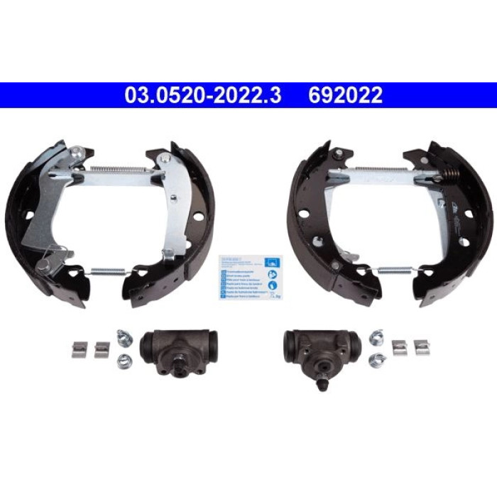 ATE 03.0520-2022.3 Bremsbackensatz Original TopKit ATE 03.0520-2022.3 Bremsbackensatz Original TopKit