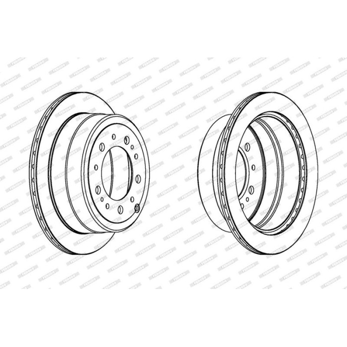 Ferodo DDF1597C-1 Bremsscheibe PREMIER Ferodo DDF1597C-1 Bremsscheibe PREMIER