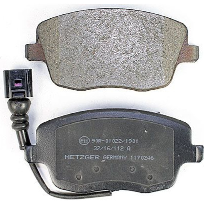 Metzger 1170246 Bremsbelagsatz, Scheibenbremse