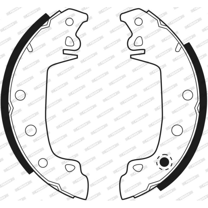 Ferodo FSB43 Bremsbackensatz PREMIER Ferodo FSB43 Bremsbackensatz PREMIER