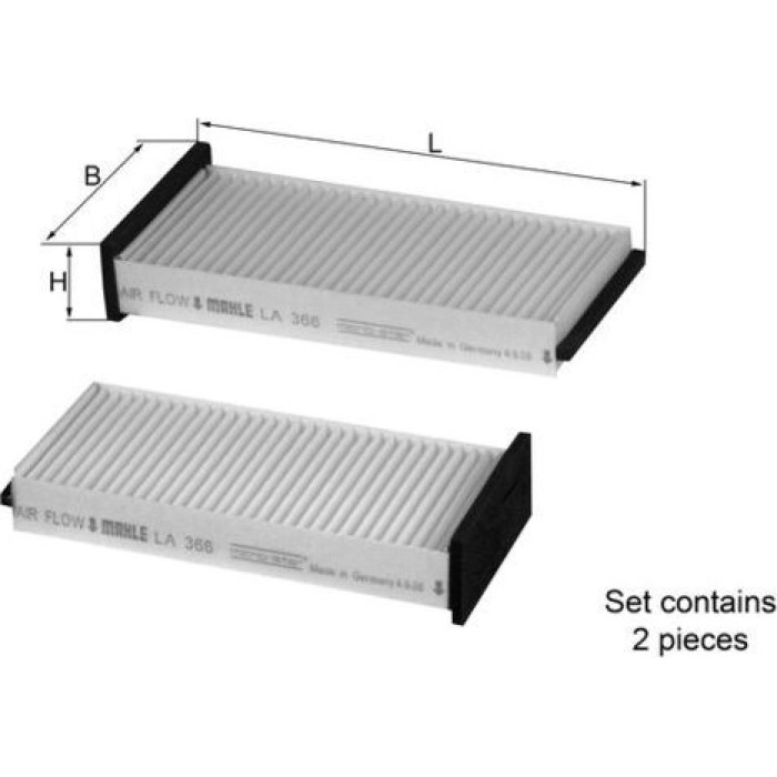 Knecht LA 366/S Filter, Innenraumluft