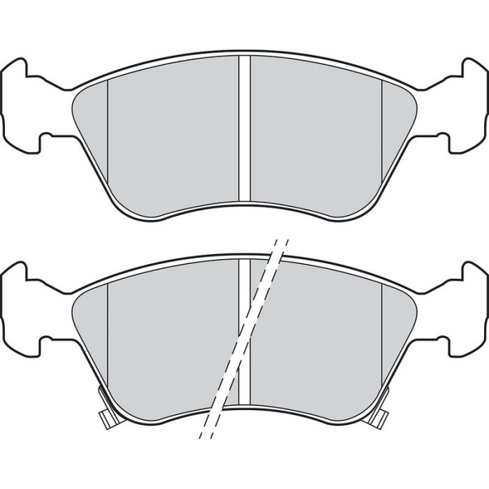 Valeo 302838 Bremsbelagsatz, Scheibenbremse ESSENTIAL