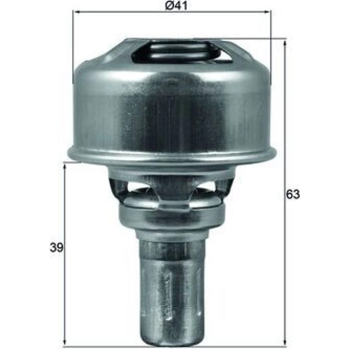 Mahle TX 174 86 Thermostat, Kühlmittel BEHR Mahle TX 174 86 Thermostat, Kühlmittel BEHR