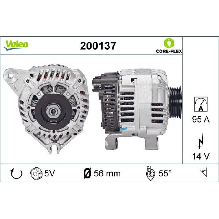 Valeo 200137 Generator CORE-FLEX