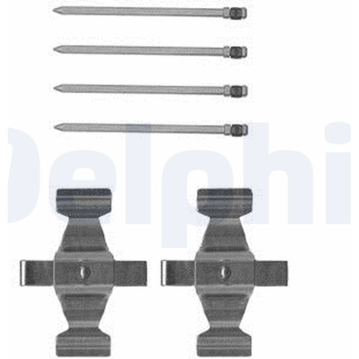 Delphi LX0599 Zubehörsatz, Scheibenbremsbelag