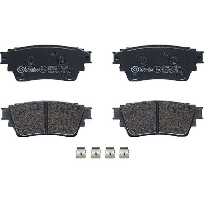 Brembo P 54 063 Bremsbelagsatz, Scheibenbremse PRIME LINE Brembo P 54 063 Bremsbelagsatz, Scheibenbremse PRIME LINE