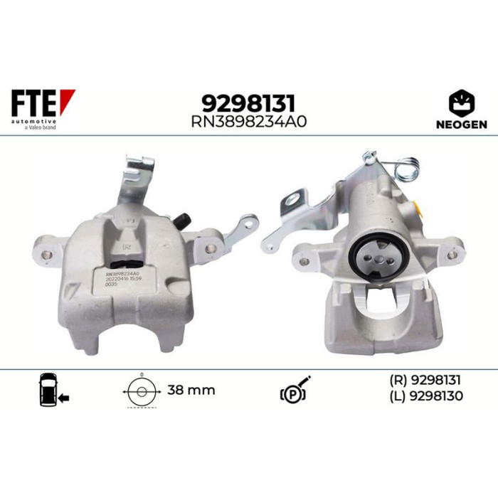 FTE 9298131 Bremssattel NEOGEN FTE 9298131 Bremssattel NEOGEN