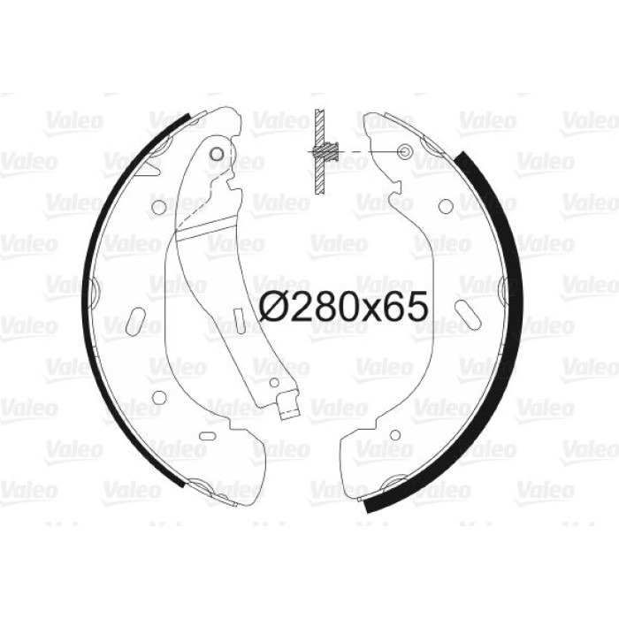 Bremsbackensatz 564012 Bremsbackensatz 564012