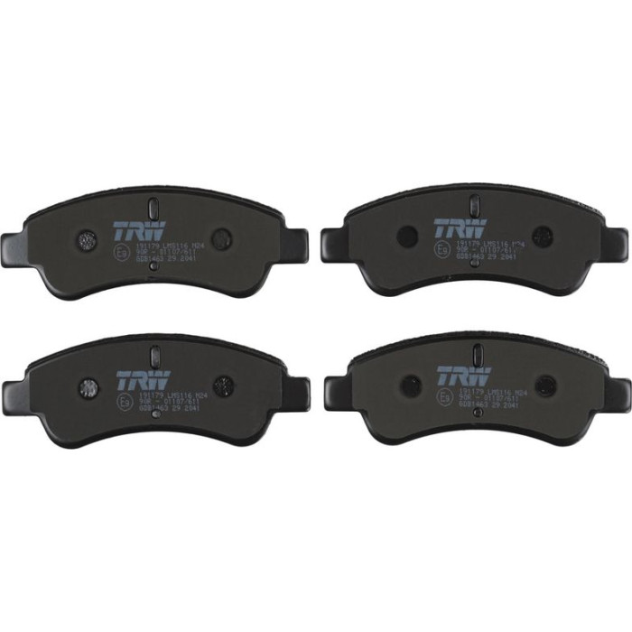 TRW GDB1463 Bremsbelagsatz, Scheibenbremse COTEC