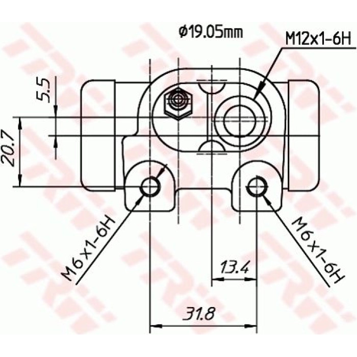 TRW BWD307T Radbremszylinder TRW BWD307T Radbremszylinder