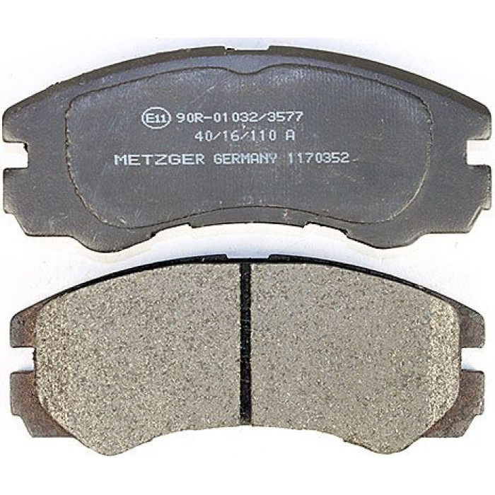 Metzger 1170352 Bremsbelagsatz, Scheibenbremse Metzger 1170352 Bremsbelagsatz, Scheibenbremse