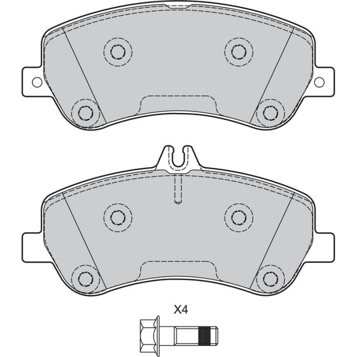 Valeo 601389 Bremsbelagsatz, Scheibenbremse Valeo 601389 Bremsbelagsatz, Scheibenbremse