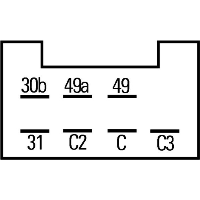 Hella 4DN 009 124-011 Blinkgeber Hella 4DN 009 124-011 Blinkgeber