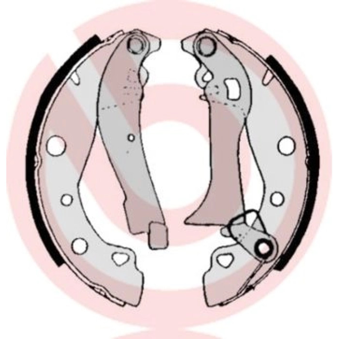 Brembo S 23 506 Bremsbackensatz ESSENTIAL LINE