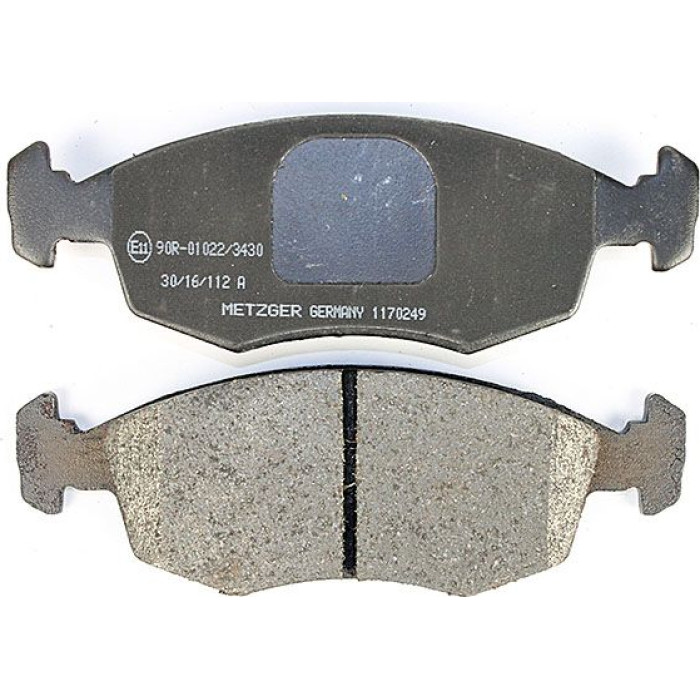 Metzger 1170249 Bremsbelagsatz, Scheibenbremse
