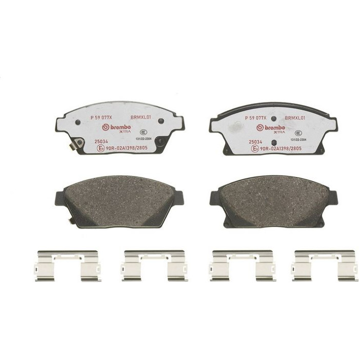 Brembo P 59 077X Bremsbelagsatz, Scheibenbremse XTRA LINE Brembo P 59 077X Bremsbelagsatz, Scheibenbremse XTRA LINE
