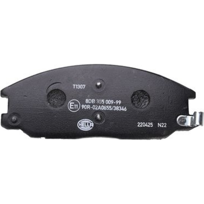 Hella 8DB 355 009-991 Bremsbelagsatz, Scheibenbremse Hella 8DB 355 009-991 Bremsbelagsatz, Scheibenbremse