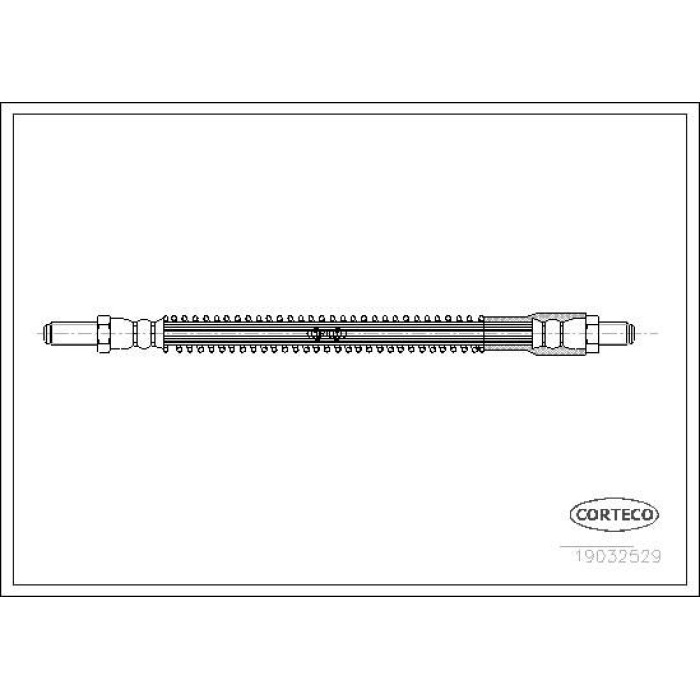 Corteco 19032529 Bremsschlauch Corteco 19032529 Bremsschlauch
