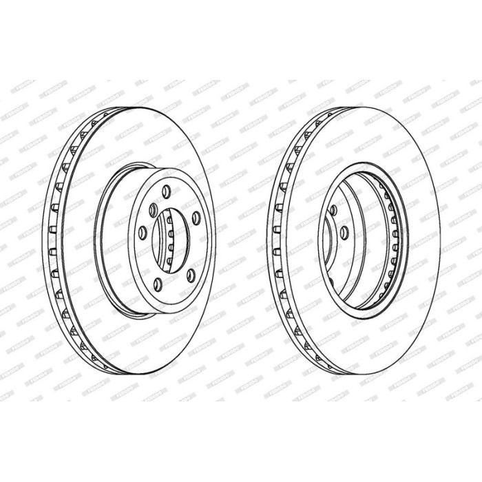 Ferodo DDF1242C-1 Bremsscheibe PREMIER Coat+ disc
