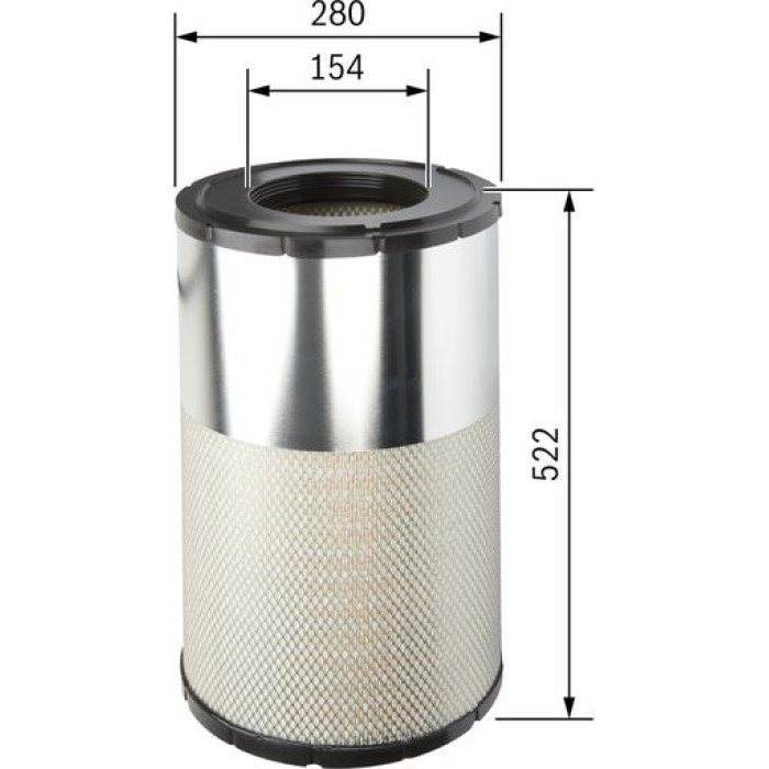 BOSCH F 026 400 314 Luftfilter BOSCH F 026 400 314 Luftfilter