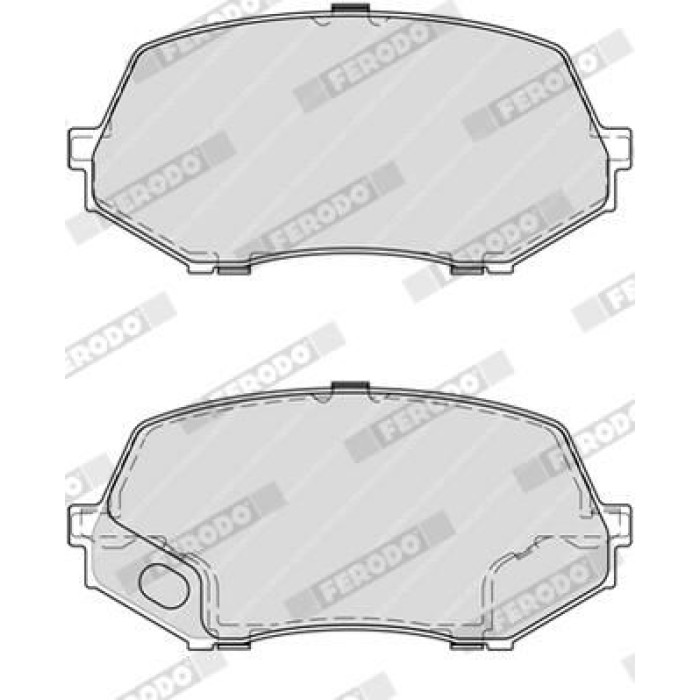 Ferodo FVR4253 Bremsbelagsatz, Scheibenbremse PREMIER ECO FRICTION Ferodo FVR4253 Bremsbelagsatz, Scheibenbremse PREMIER ECO FRICTION