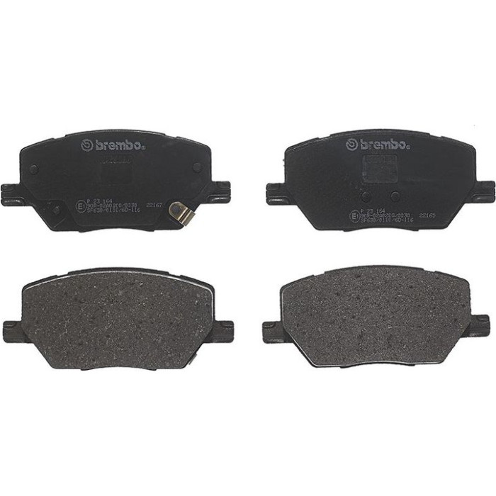 Brembo P 23 164 Bremsbelagsatz, Scheibenbremse PRIME LINE Brembo P 23 164 Bremsbelagsatz, Scheibenbremse PRIME LINE