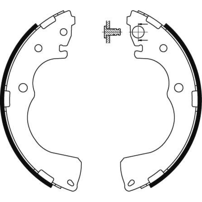 TRW GS8435 Bremsbackensatz
