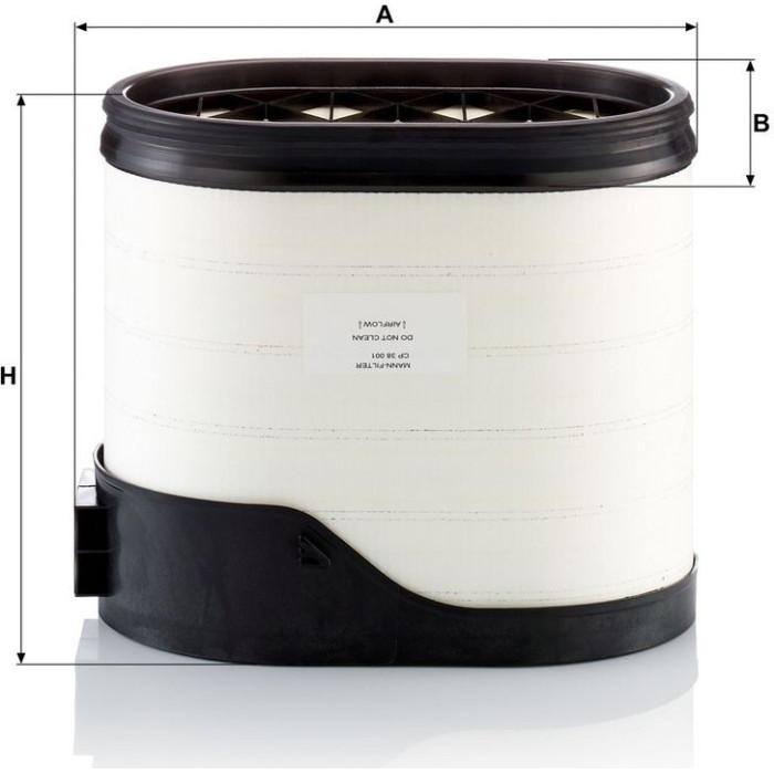 MANN-FILTER CP 38 001 Luftfilter MANN-FILTER CP 38 001 Luftfilter