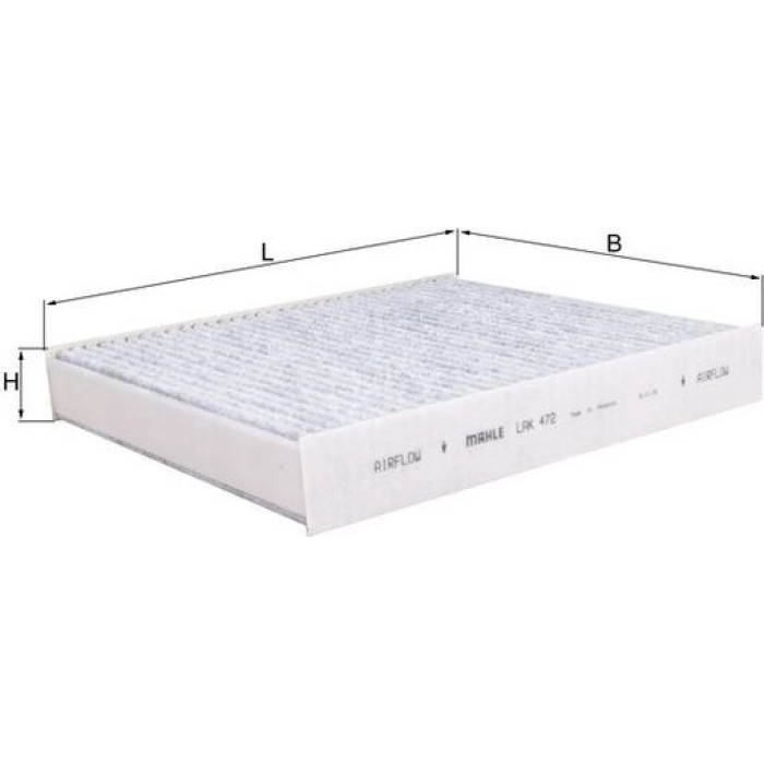Knecht LAK 472 Filter, Innenraumluft Knecht LAK 472 Filter, Innenraumluft