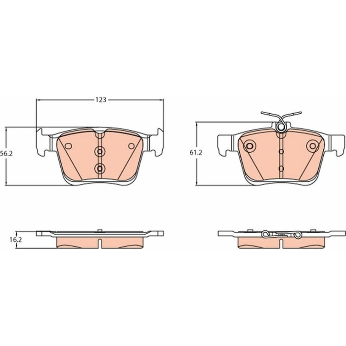 TRW GDB2179 Bremsbeläge TRW GDB2179 Bremsbeläge