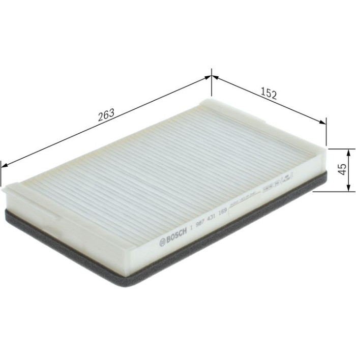 BOSCH 1 987 431 169 Innenraumfilter BOSCH 1 987 431 169 Innenraumfilter
