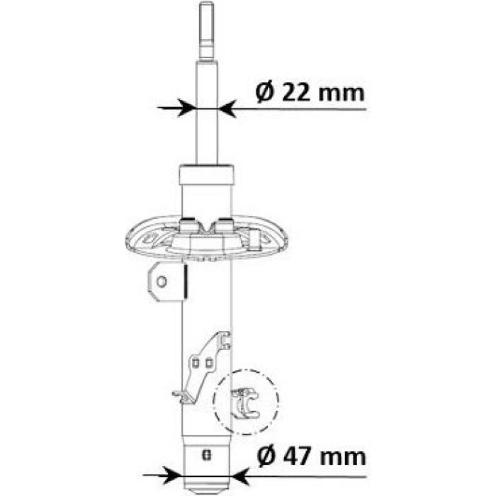KYB 339802 Stoßdämpfer Vorne rechts Excel-G KYB 339802 Stoßdämpfer Vorne rechts Excel-G