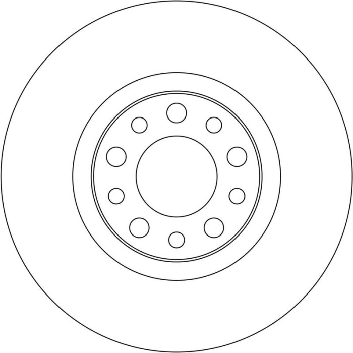 TRW DF4476 Bremsscheibe TRW DF4476 Bremsscheibe