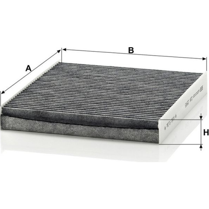 MANN-FILTER CUK 2545 Innenraumfilter, Aktivkohlefilter MANN-FILTER CUK 2545 Innenraumfilter, Aktivkohlefilter