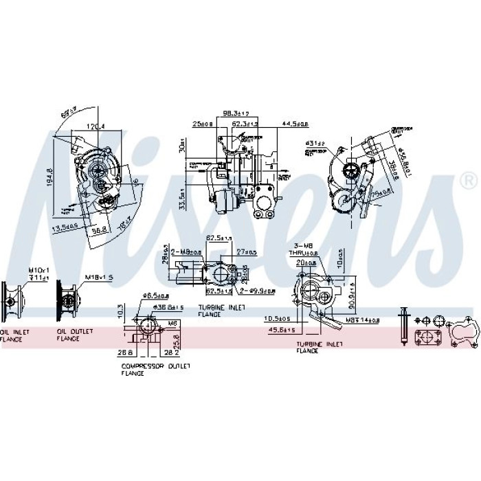 Nissens Turbolader 93132 Nissens Turbolader 93132