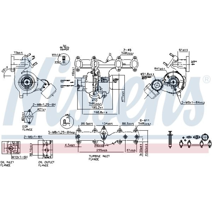 Nissens Turbolader 93172