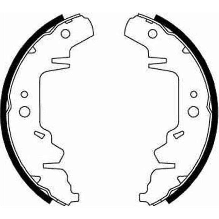 TRW GS8643 Bremsbackensatz TRW GS8643 Bremsbackensatz