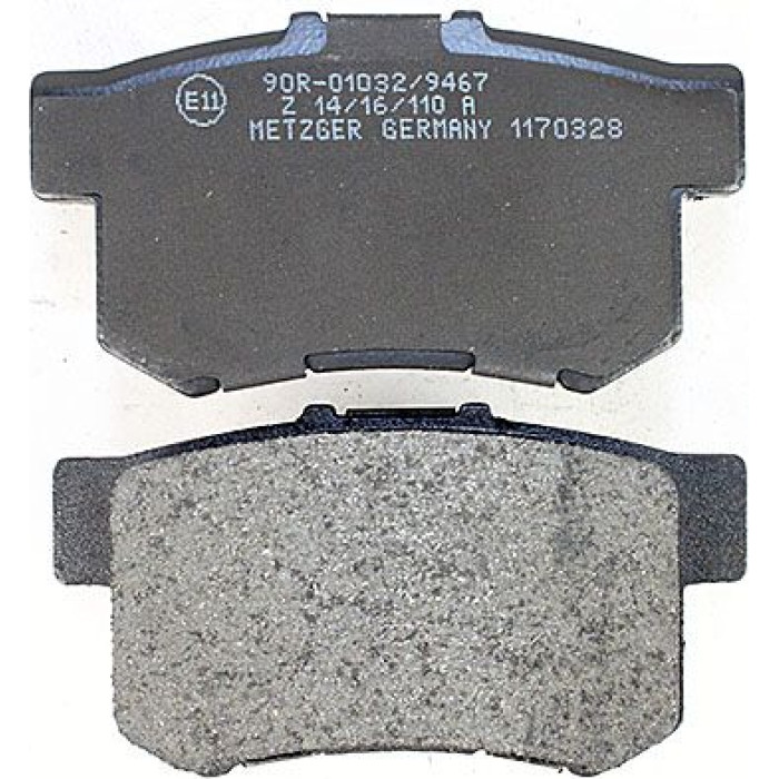 Metzger 1170328 Bremsbelagsatz, Scheibenbremse Metzger 1170328 Bremsbelagsatz, Scheibenbremse