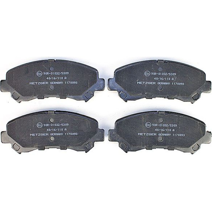 Metzger 1170093 Bremsbelagsatz, Scheibenbremse