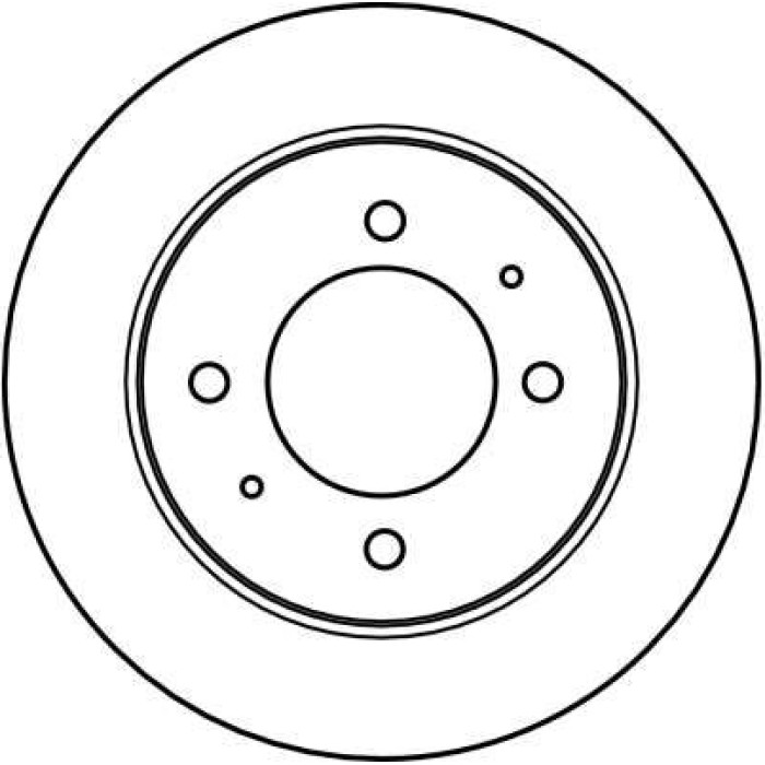 TRW DF4122 Bremsscheibe TRW DF4122 Bremsscheibe
