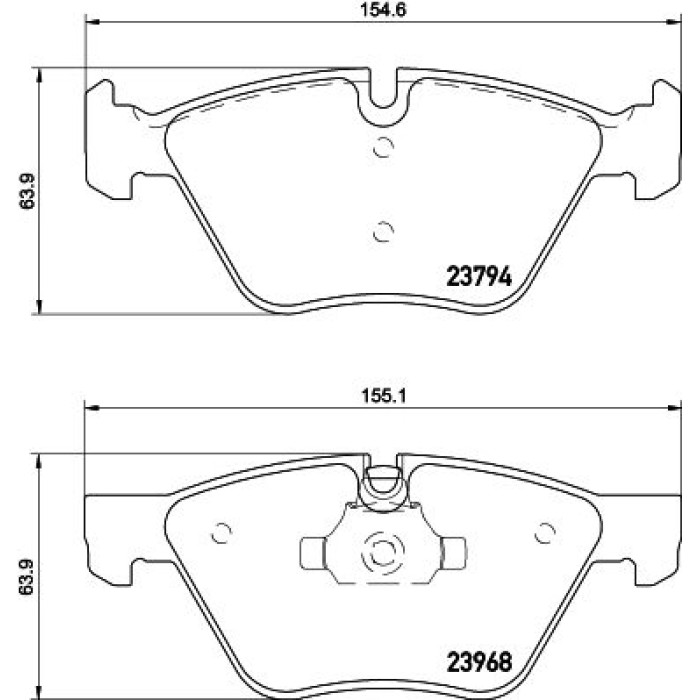 Hella 8DB 355 011-321 Bremsbelagsatz, Scheibenbremse Hella 8DB 355 011-321 Bremsbelagsatz, Scheibenbremse