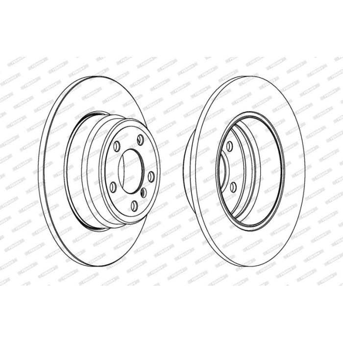 Ferodo DDF1255C-1 Bremsscheibe PREMIER