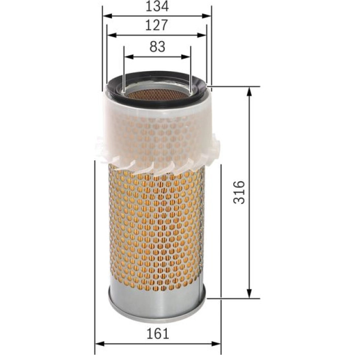 BOSCH 1 457 433 674 Luftfilter BOSCH 1 457 433 674 Luftfilter