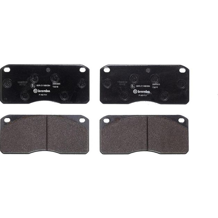 Brembo P A6 011 Bremsbelagsatz, Scheibenbremse PRIME LINE